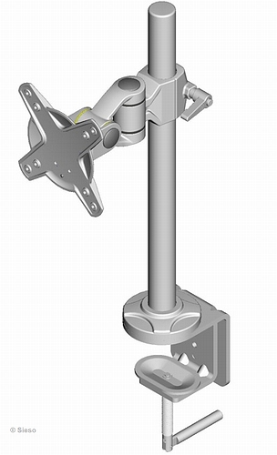 LCD Monitor Arm - Deskclamp - 5 joints - length 191mm