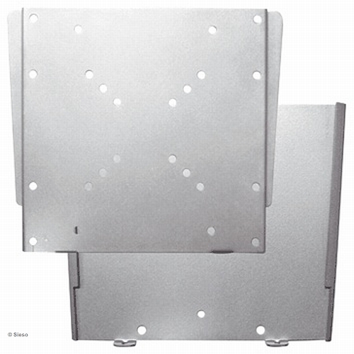 LCD TV/Monitor vlakke muurbevestiging - 17mm (max 35 kg) - Zilver