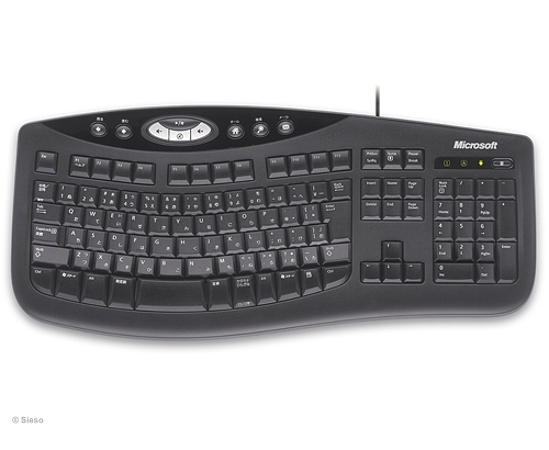 MS Wireless Optical Desktop Comfort Curve Keyboard