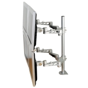 LCD Monitor Arm (deskclamp) - 5 adjustmenst - length 500mm - 4 screens