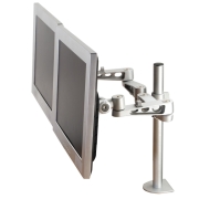 LCD Monitor Arm (deskclamp) - 5 adjustements - length 500mm - 2 screens