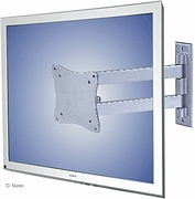 LCD TV/Monitor muurbevestiging - 4 inst. - lengte 45-235mm - Zilver